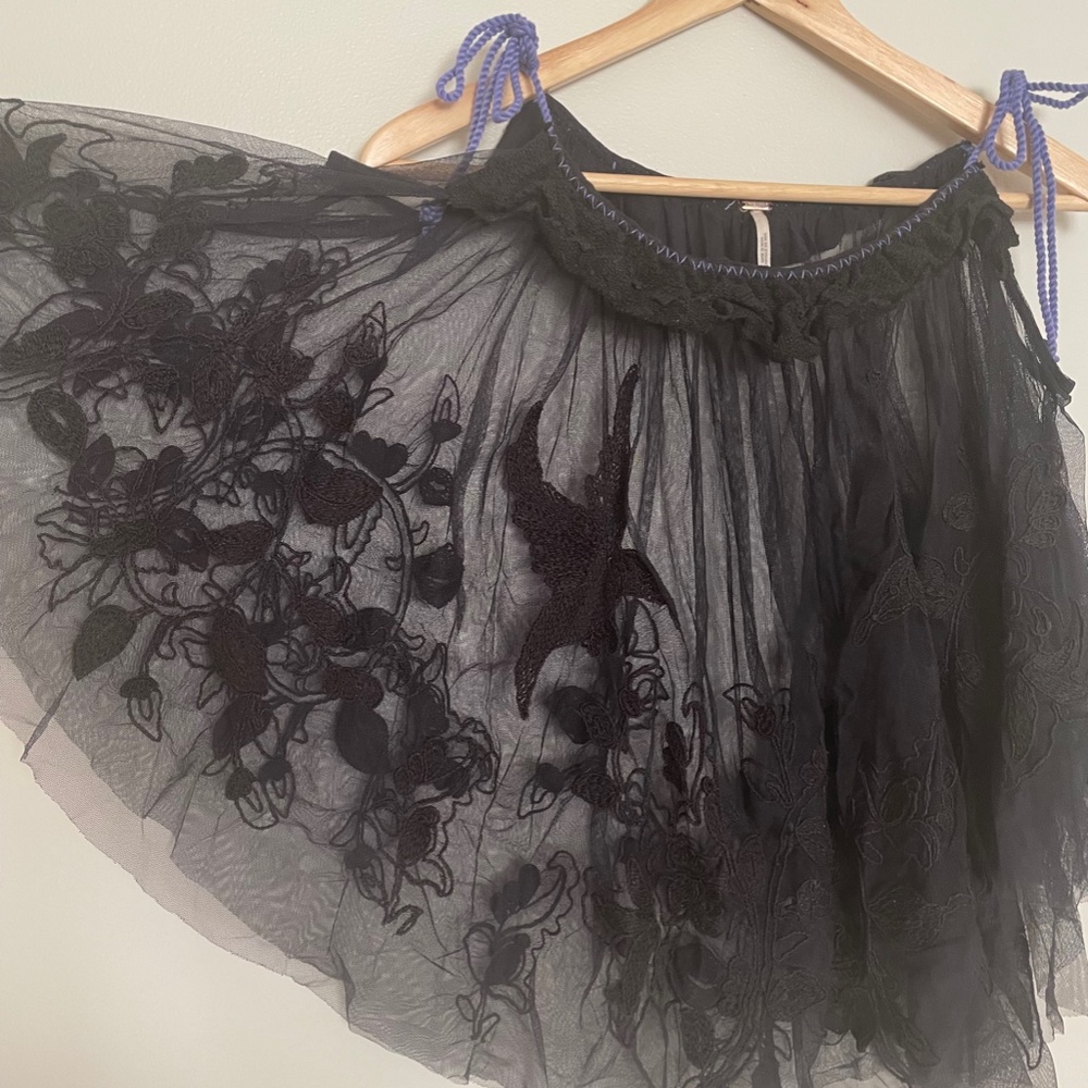 Free People Tulle Top